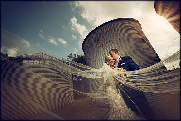 Veil fun on the farm